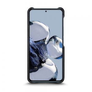 Шкіряна накладка Stenk Reptile Cover для Xiaomi 12T /12T Pro Чорна