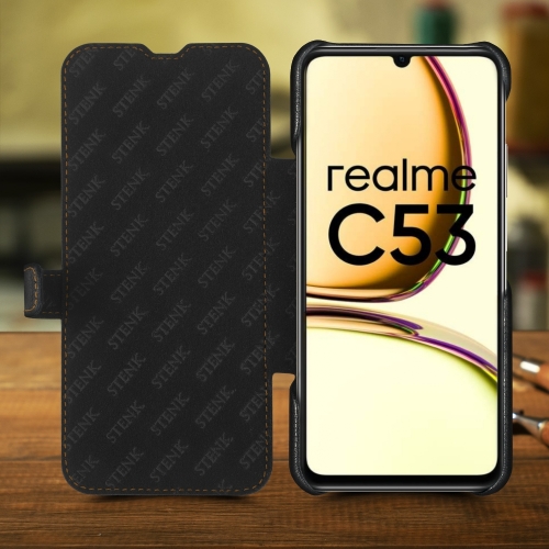 чехол-книжка на Realme C53 Черный Stenk Premium фото 2