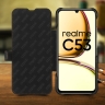 Чехол книжка Stenk Premium для Realme C53 Чёрный
