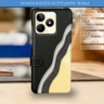 Чехол книжка Stenk Premium для Realme C53 Чёрный