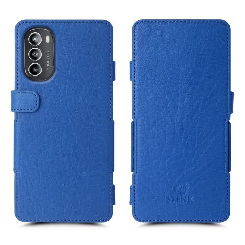 чехол-книжка на Motorola Moto G82 Ярко-синий Stenk Prime фото 1