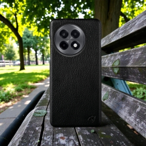 Шкіряна накладка Stenk Cover для OnePlus 13R Чорний