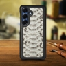 Накладка Stenk ExBacker Python Scales для Samsung Galaxy S25 Натуральний