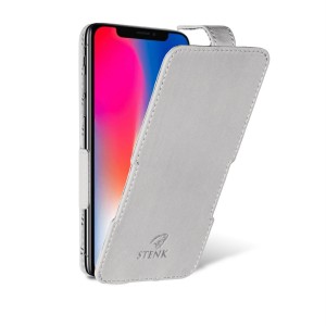 Чехол флип Stenk Prime для Apple iPhone X / Xs Белый
