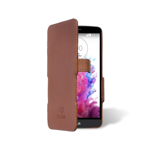 чохол-книжка на LG G3 Stylus Duo D690 Світло-коричневий Stenk Сняты с производства фото 2