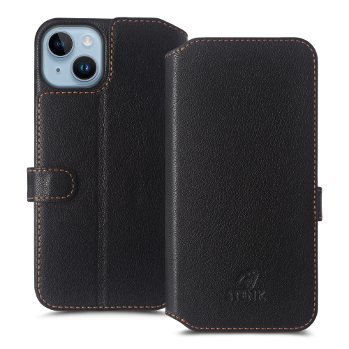 чохол-гаманець на Apple iPhone 14 Чорний Stenk Premium Wallet фото 1