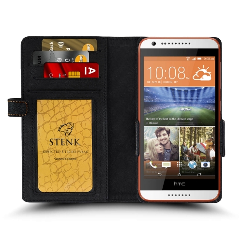чохол-книжка на HTC Desire 620G Duo Чорний Stenk Сняты с производства фото 2
