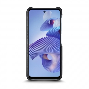Шкіряна накладка Stenk Reptile Cover для ZTE Blade V40 Чорна