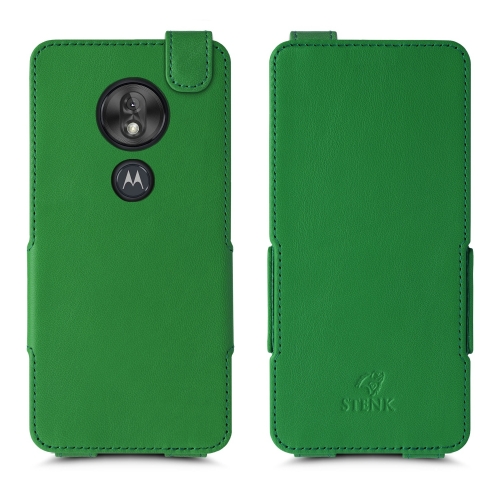 чехол-флип на Motorola Moto G7 Play Зелёный Stenk Prime фото 1