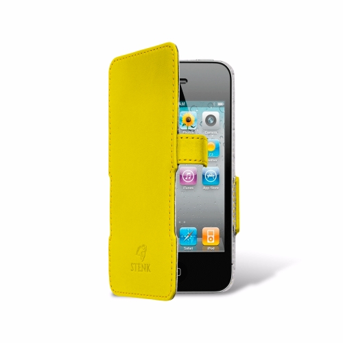 чохол-книжка на Apple iPhone 4 /4S Жовтий Stenk Сняты с производства фото 2
