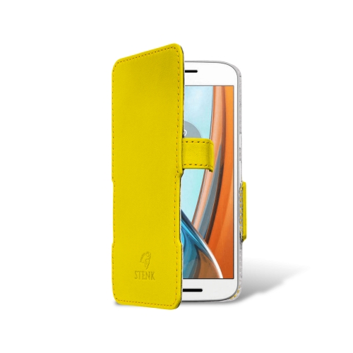 чохол-книжка на Motorola Moto E3 Жовтий Stenk Сняты с производства фото 2