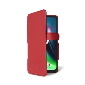 Чохол книжка Stenk Prime для Motorola Moto G9 Play Червоний