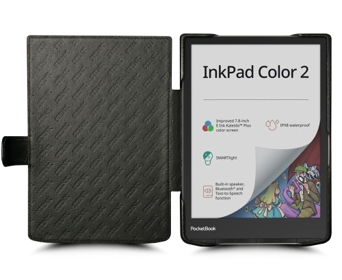 чехол-книжка на PocketBook InkPad Color 2 Черный Stenk Premium фото 2