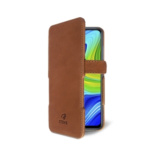 Чохол книжка Stenk Prime для Xiaomi Redmi Note 9 Camel