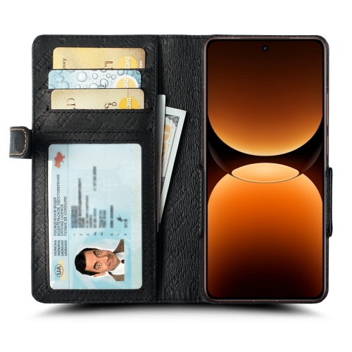 чохол-книжка на Realme GT 7 Pro Чорний Stenk Wallet фото 1