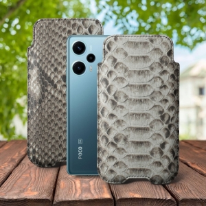 Футляр Stenk Sportage Python для Xiaomi Poco F5 Натуральний