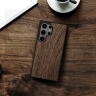 Накладка SkinBacker Wood Samsung Galaxy S24 Ultra Американський горіх