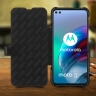 Чехол книжка Stenk Premium для Motorola Moto G100 Черный