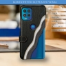 Чехол книжка Stenk Premium для Motorola Moto G100 Черный