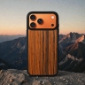 Накладка SkinBacker Wood для Apple iPhone 17 Pro Max Палисандр Накладка SkinBacker Wood для Apple iPhone 17 Pro Max Палисандр