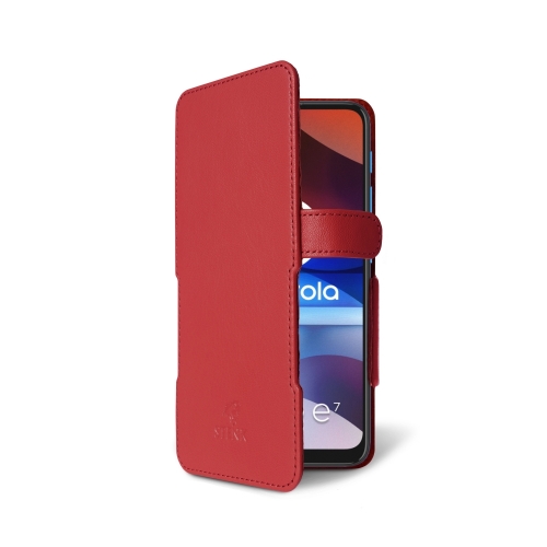 чехол-книжка на Motorola Moto E7 Power Красный Stenk Prime фото 2