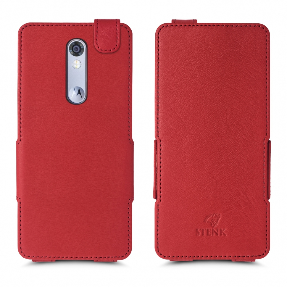 

Чехол флип Stenk Prime для Motorola DROID Turbo 2 Красный