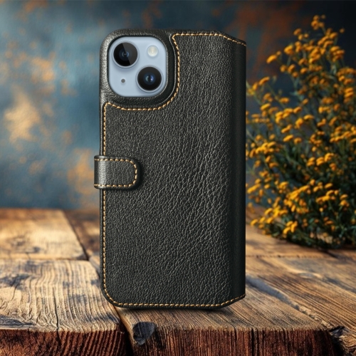 чохол-гаманець на Apple iPhone 14 Plus Чорний Stenk Premium Wallet фото 2