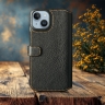 Чохол книжка Stenk Premium Wallet для Apple iPhone 14 Plus Чорний