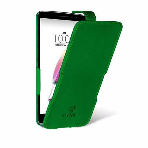 чохол-фліп на LG G4 Stylus Зелений Stenk Сняты с производства фото 2