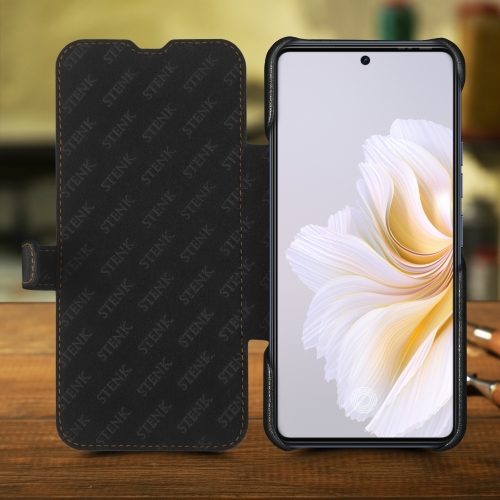 чехол-книжка на TECNO Camon 20 Pro Черный Stenk Premium фото 2