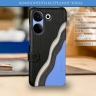 Чехол книжка Stenk Premium для TECNO Camon 20 Pro Чёрный