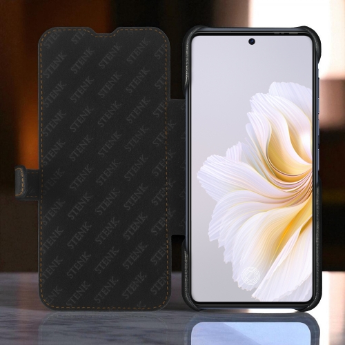 чехол-книжка на TECNO Camon 20 Pro Черный Stenk Premium фото 2