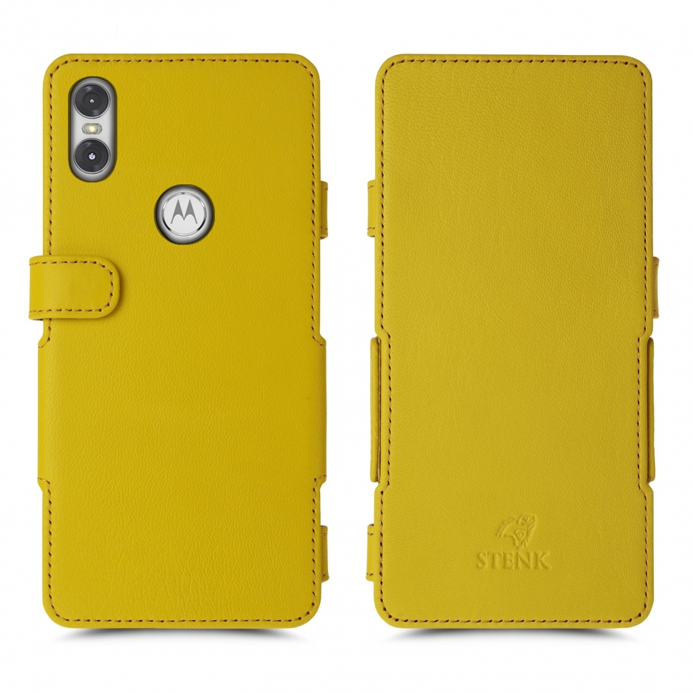 

Чехол книжка Stenk Prime для Motorola One (XT1941-4) Желтый