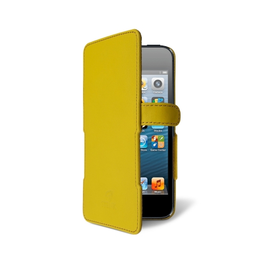 чохол-книжка на Apple iPhone 5 /5S Жовтий Stenk Сняты с производства фото 2