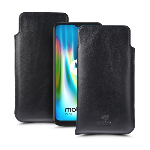чехлы-футляры на Motorola Moto G9 Play Черный Stenk Elegance фото 1