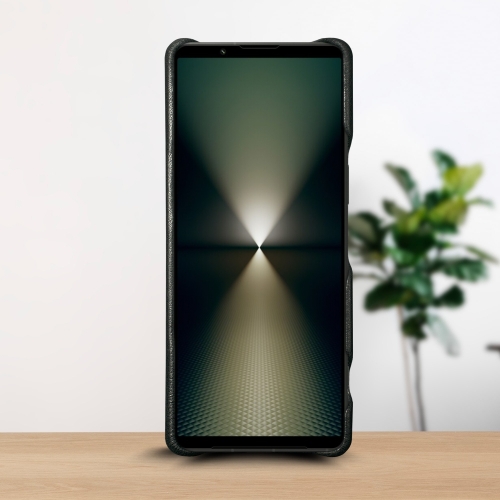бампер на Sony Xperia 1 VI Черный Stenk WoodBacker фото 2