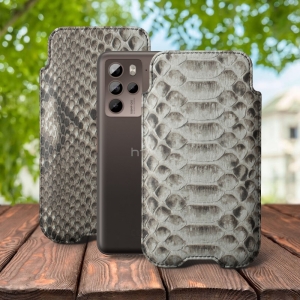 Футляр Stenk Sportage Python для HTC U23 Pro Натуральный