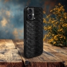 Накладка SkinBacker Python Scales для Apple iPhone 16 Plus Чёрный