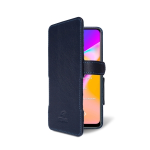 Чехол книжка Stenk Prime для OPPO Reno5 Lite Синий