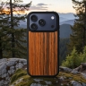Накладка SkinBacker Wood для Apple iPhone 17 Pro Палисандр