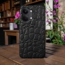 Шкіряна накладка Stenk Reptile Cover для Xiaomi Poco X8 Pro Max Чорний
