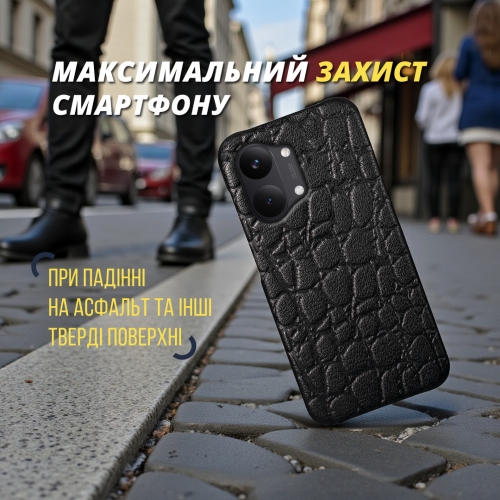 бампер на Xiaomi Poco X8 Pro Max Чорний Stenk Reptile фото 4
