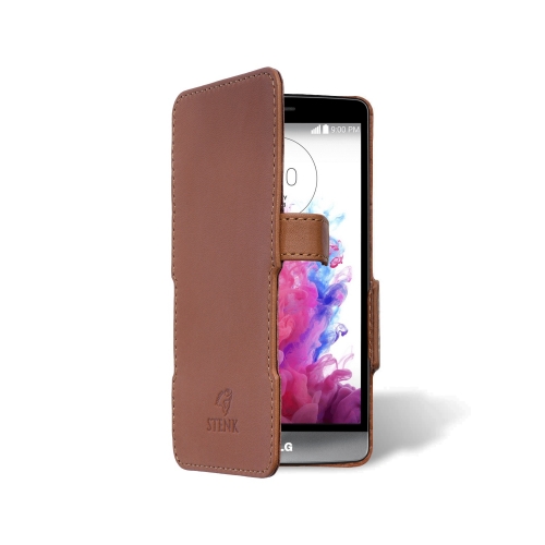 чохол-книжка на LG G3s Duo D724 Світло-коричневий Stenk Сняты с производства фото 2
