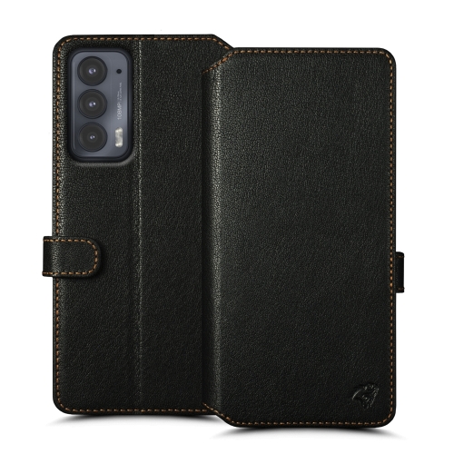 чохол-гаманець на Motorola Edge 20 Чорний Stenk Premium Wallet фото 1