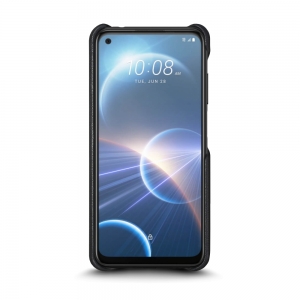 Шкіряна накладка Stenk Reptile Cover для HTC Desire 22 Pro Чорна