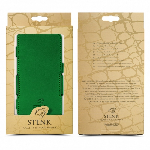 чохол-книжка на Microsoft Lumia 550 Зелений Stenk Сняты с производства фото 5