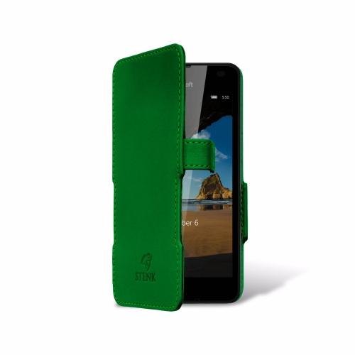 чохол-книжка на Microsoft Lumia 550 Зелений Stenk Сняты с производства фото 2