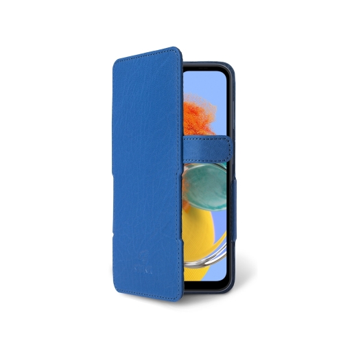 чехол-книжка на Samsung Galaxy M14 Ярко-синий  Prime фото 2