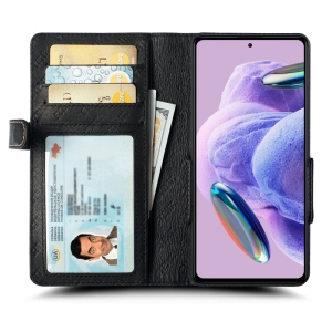 Чехол книжка Stenk Wallet для Xiaomi Redmi Note 12 Pro Plus 5G Черный