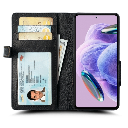 чохол-книжка на Xiaomi Redmi Note 12 Pro Plus 5G Чорний Stenk Wallet фото 2